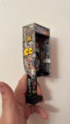 Miniature American Payphone in 1:12 Scale For Action Figure Displays / Toy Photography