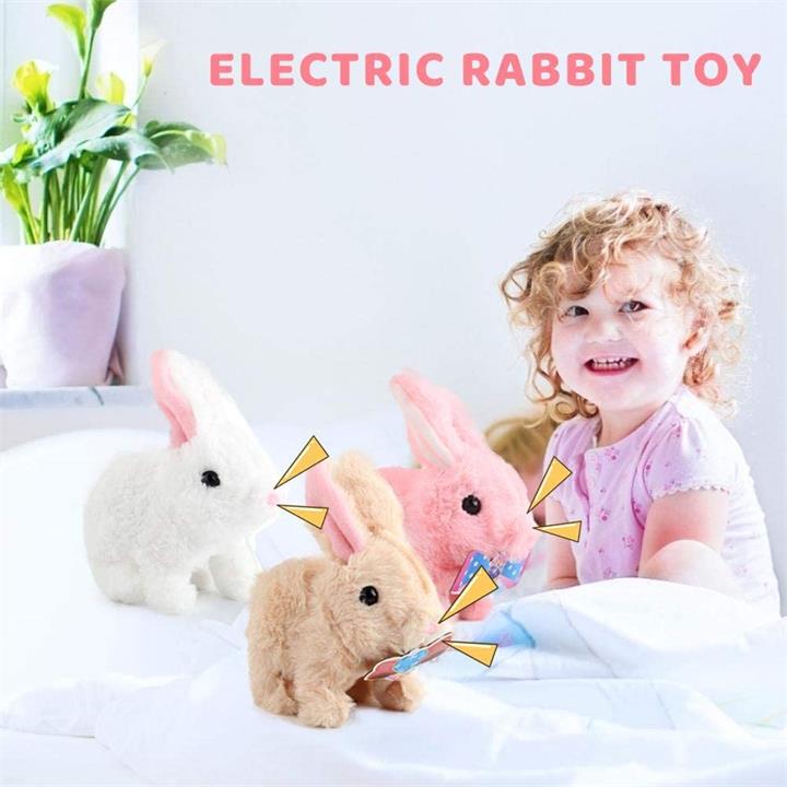 (🎁Early Easter Sale) Bunny Toys Educational Interactive Toys Bunnies Can Walk and Talk - BUY 2 FREE SHIPPING