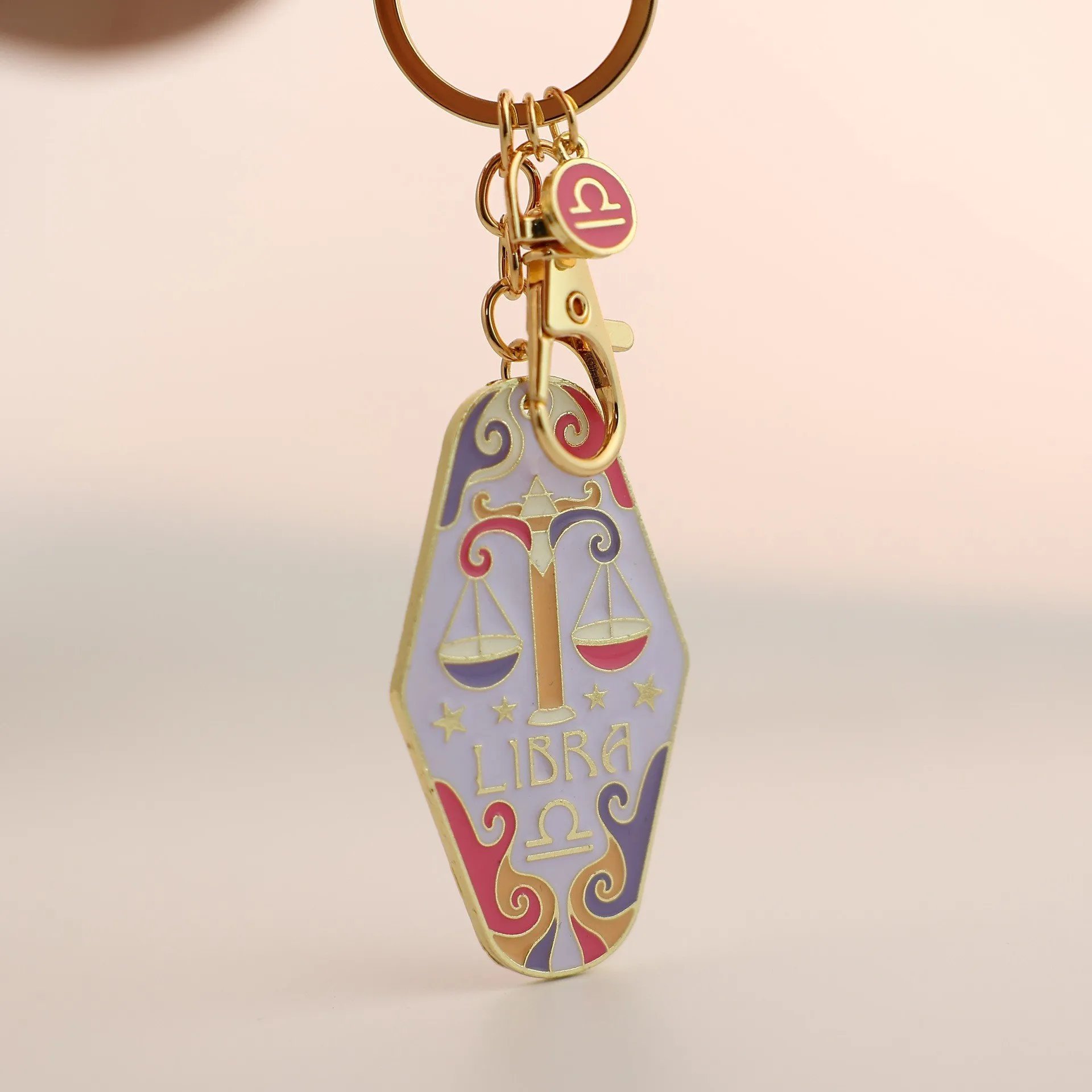 ⏰BUY 3 GET 1 FREE🔮Vintage Illustrated Zodiac Keychain
