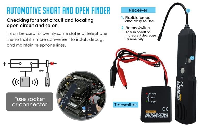 Last Day 49% OFF🔥 Automotive Electrical Open & Short Finder Circuit Tester