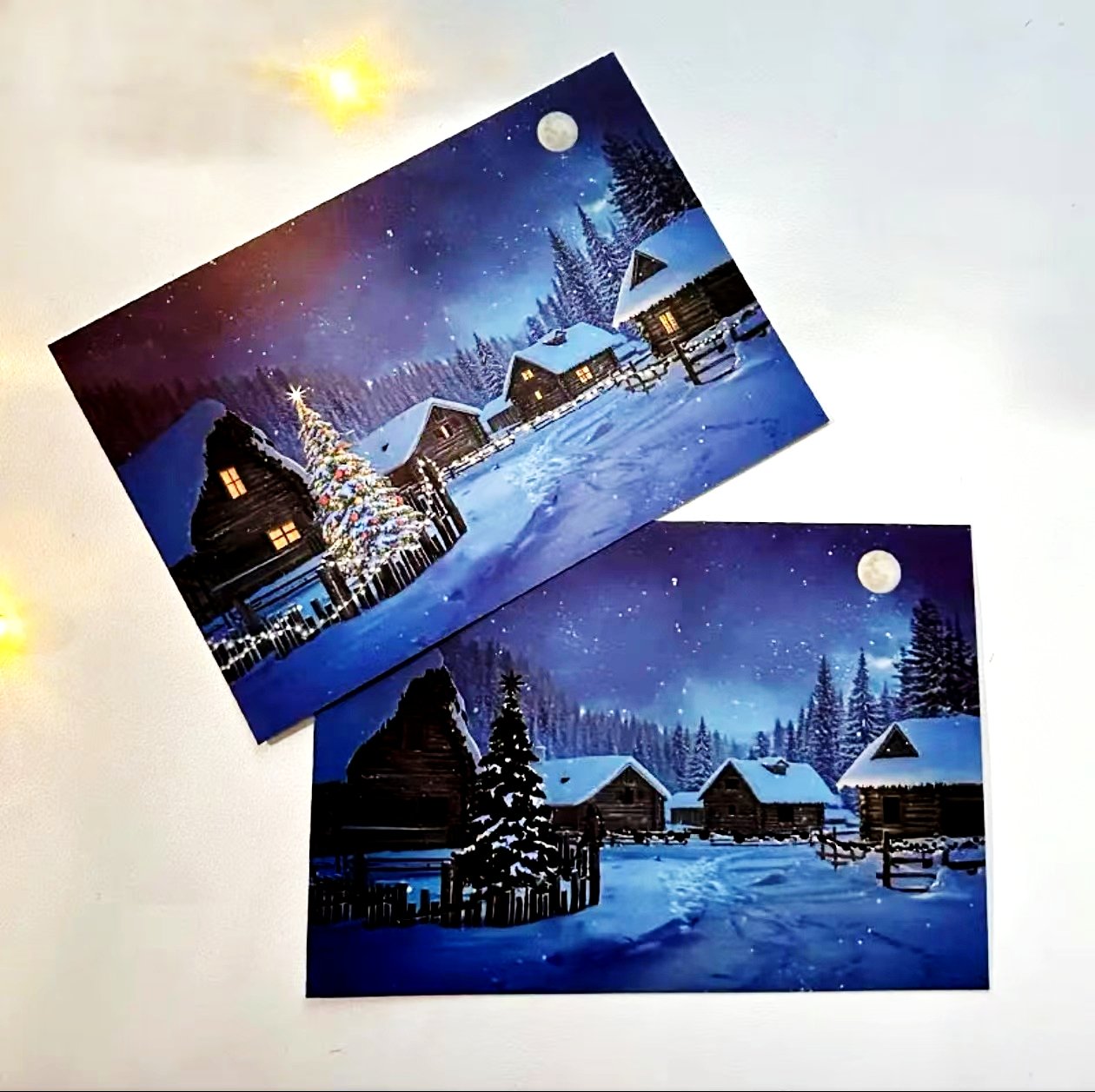 🔥Christmas gift Save 49%🎄Temperature change Christmas Magic Greeting Card