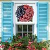 💞Handmade Patriotic ribbon Wreath