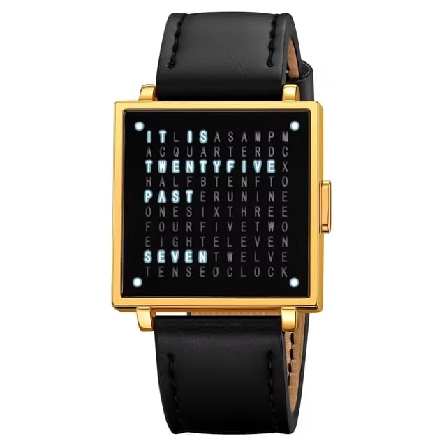 Qlocktwo W35 Fine Steel Unisex Watch