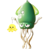 Electric induction magic dancing octopus
