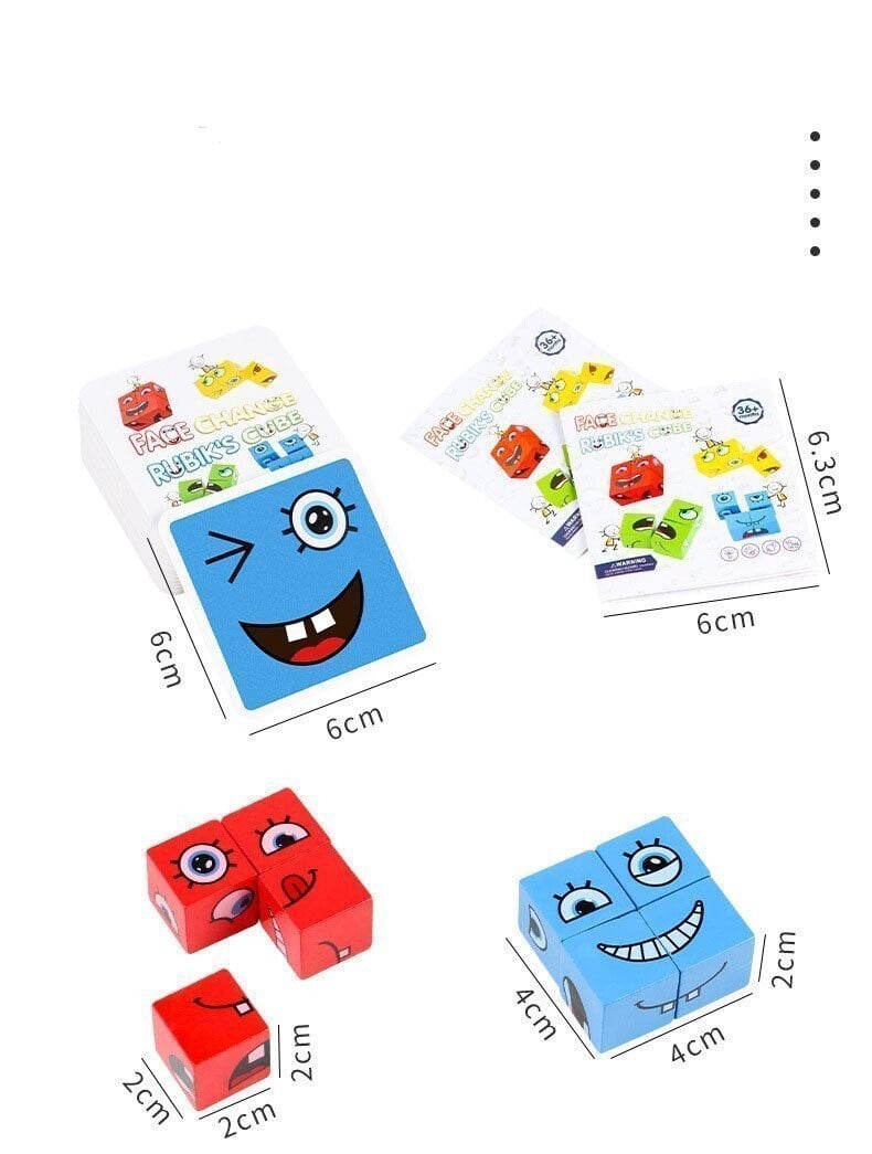 🔥(Last Day Promotion 50% OFF) Face-Changing Magic Cube Building Blocks, BUY 2 GET 10% & FREE SHIPPING