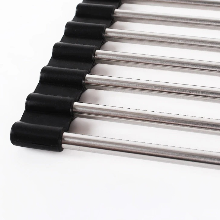 Stainless Steel Roll-Up Drainer Rack