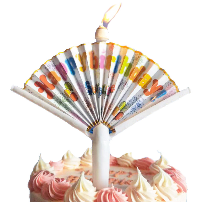 🔥Last Day Promotion - 50% OFF🎁 Reusable Novelty Fan Birthday Candle
