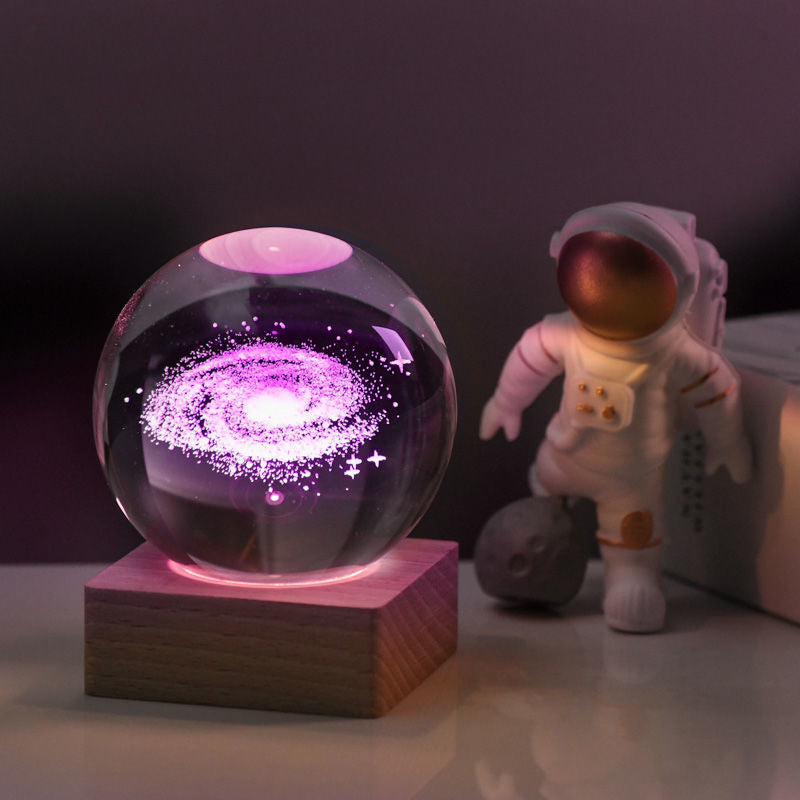 🎁Early Christmas Sale- 48% OFF -3D Galaxy Crystal Ball Nightlight Decorlamp（BUY 3 FREE SHIPPING）