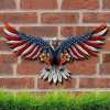 🦅Handmade Bald Eagle with Flag Wings