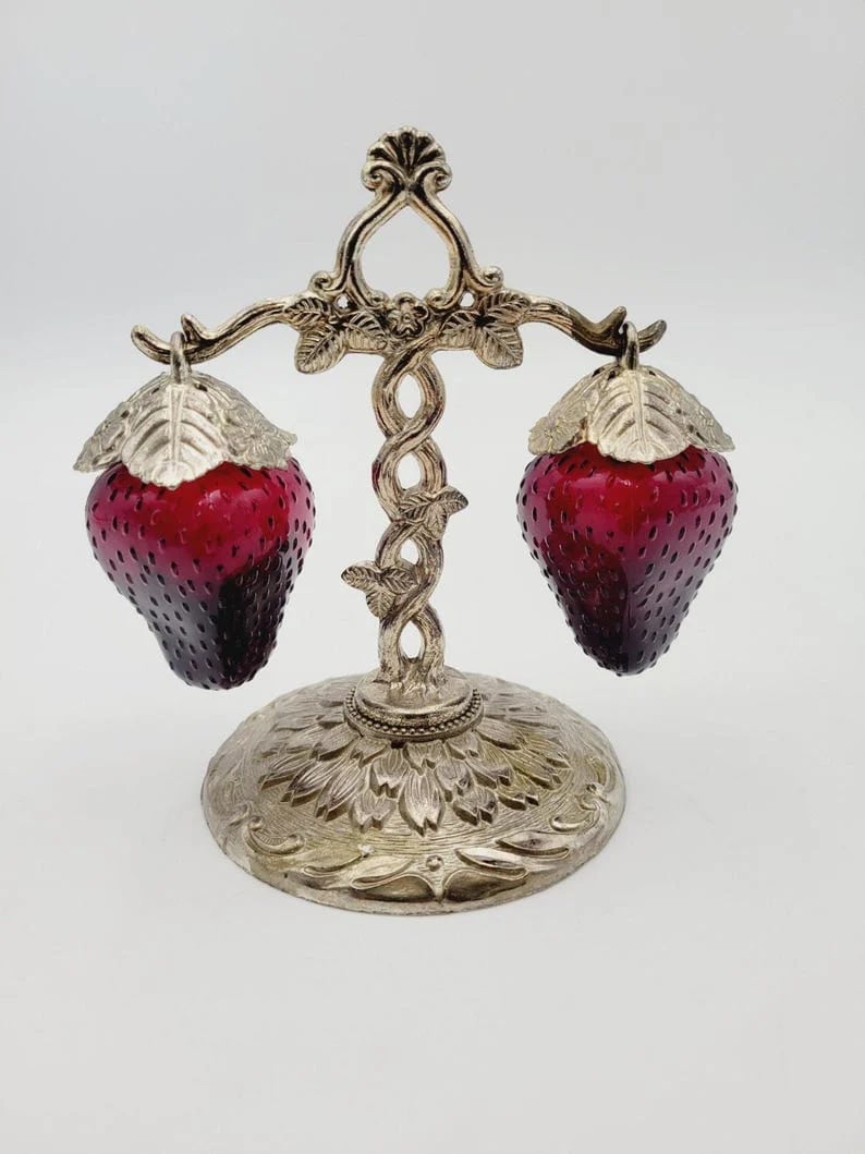 Strawberry-Shaped Seasoning Bottles -  Functional Kitchen Artistry