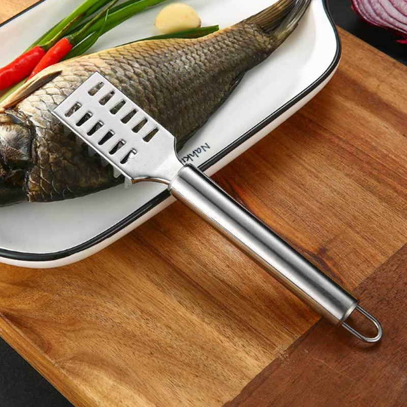 (🎄CHRISTMAS SALE NOW-48% OFF) Stainless Steel Fish Skin Scraper(BUY 2 GET 1 FREE NOW)