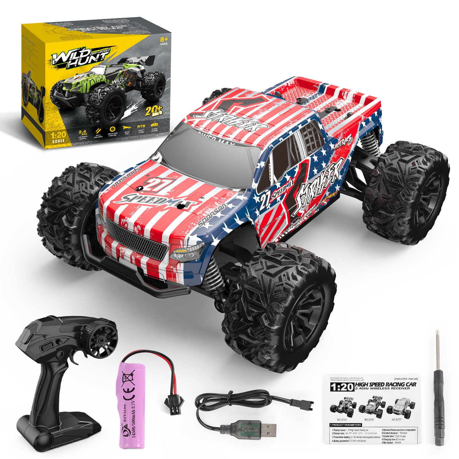 1:20 Scale Fast R/C Racing Car