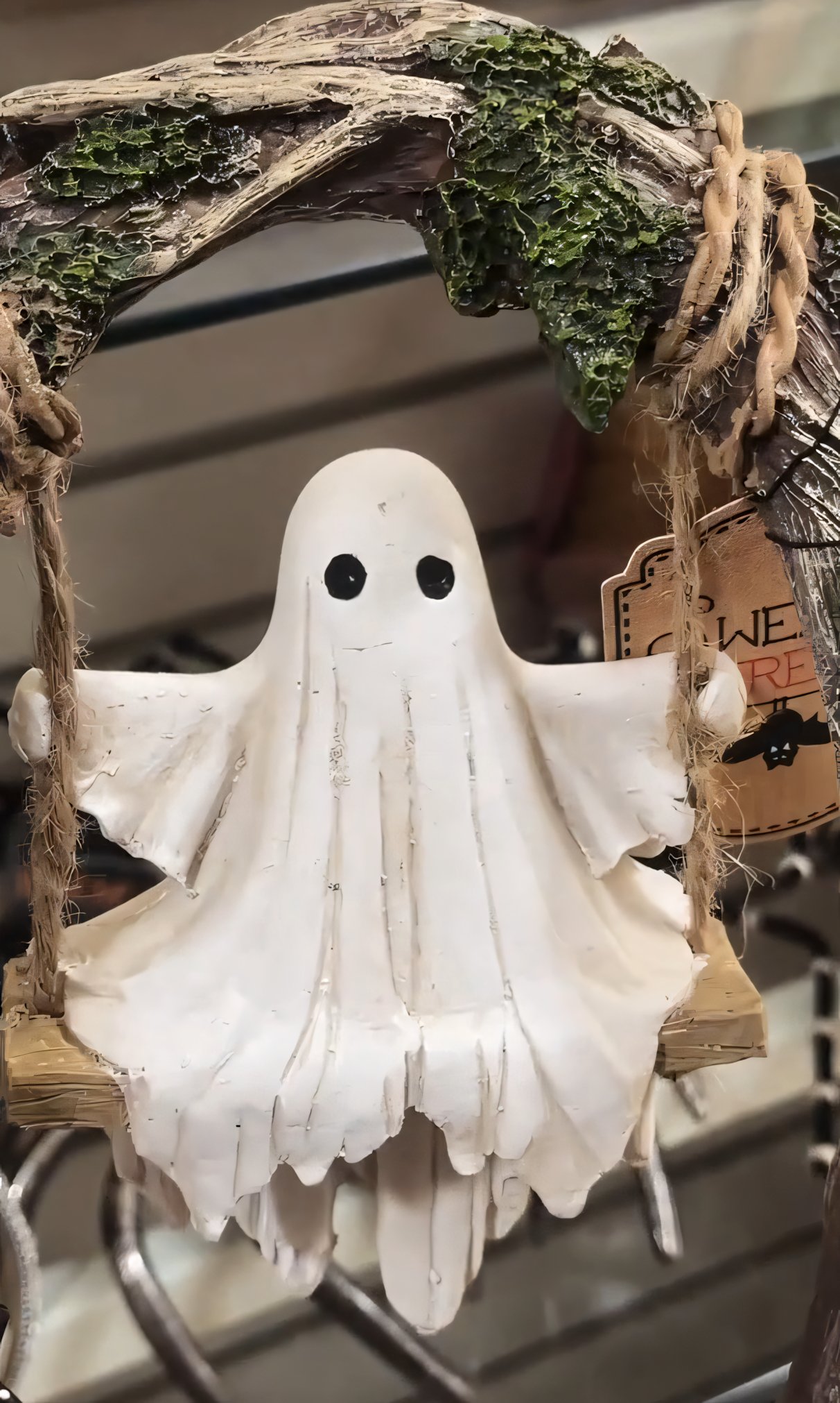 🔥Early Halloween Offer👻2025 Oncandforal®Swinging Shadows: Ghost on a Tree Swing