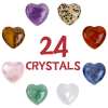 🎁24 Pack Valentines Cards with Heart-Shape Crystals