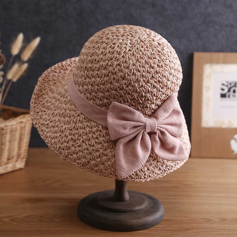 🔥Last Day 50% OFF🔥Elegant Crochet Straw Hat with Ruffle Detail