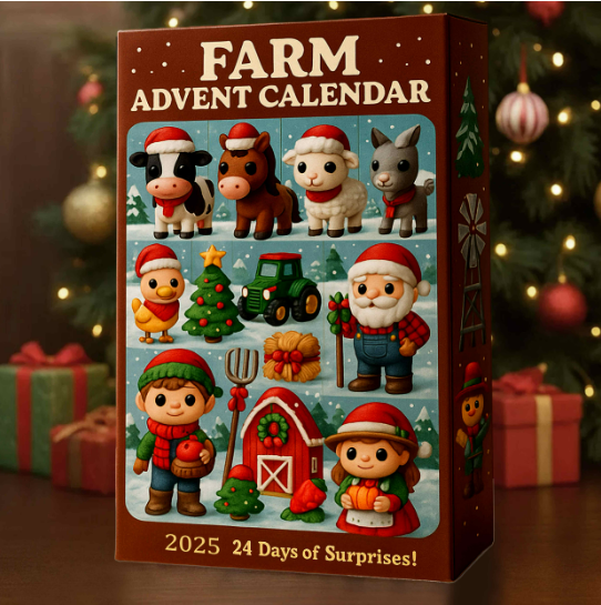 🔥Last Day 50% OFF -🎄2025 Farm Advent Calendar