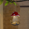 🔥Hot Sale 50% Off❤️Red Mushroom Solar Bird Feeders