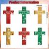 (🌲Early Christmas Sale - 49% OFF)🎁Hanging Wooden Cross Decoration 6-pack