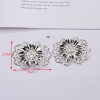 Metal hollowed-out iron flower leaf butterfly silver handcrafted ancient style costume, bridal headwear for girls, ethnic style, lamp decoration1