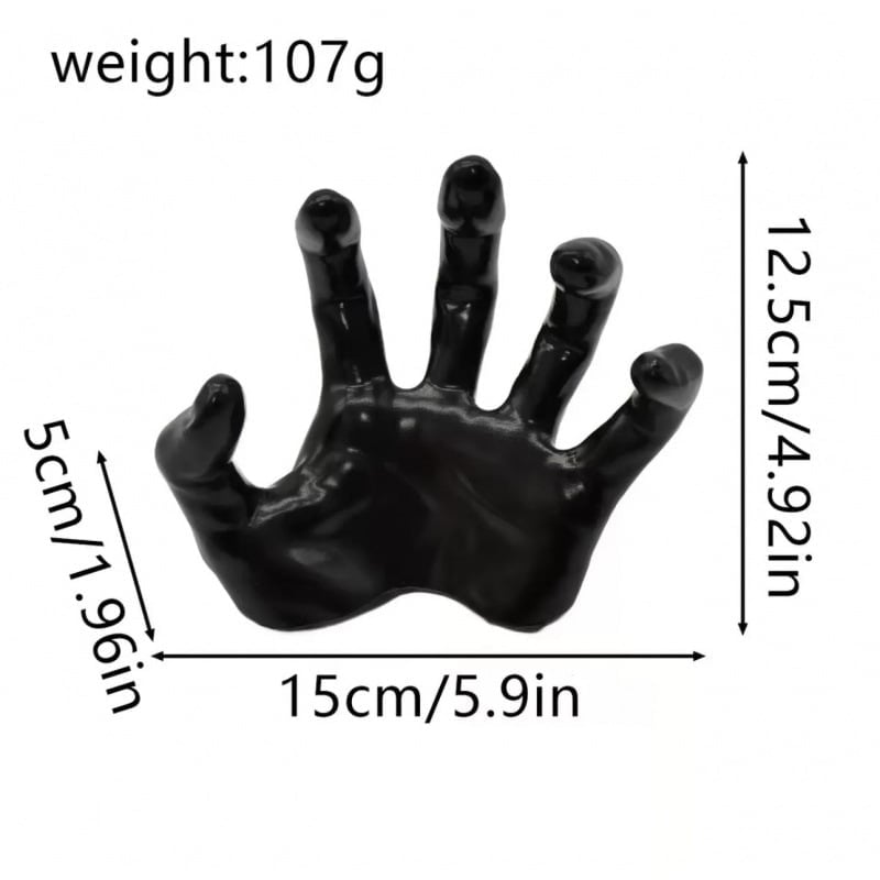 🎁TikTok Last Day Sale - 70% OFF🔥Life-Size Creepy Hands Wall Decor – 3-Piece Set with LED Candles for Gothic Halloween