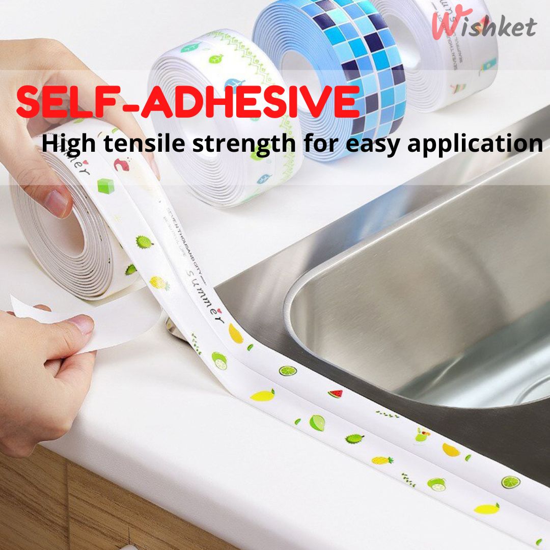 🔥(HOT SALE - 49% OFF) Professional Self-Adhesive Caulk Strip(Anti-Mildew Tape)
