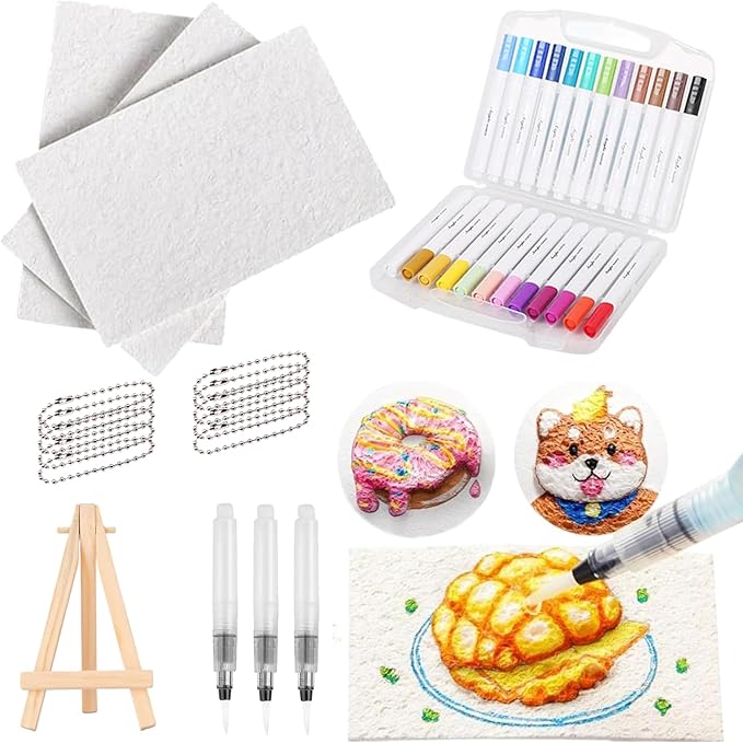 🎁TikTok Last Day Sale - 70% OFF😃Great Summer Activity Idea! – Magic 3D Foam Texture Painting Kit 🎨✨
