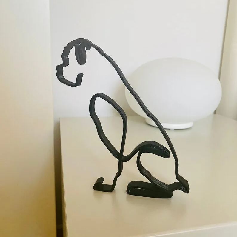 Cat Minimalistic Sculpture