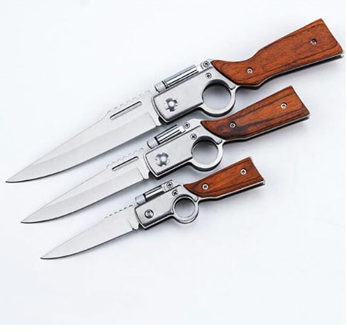 🔥Handcrafted By German Masters - Multifunctional Outdoor AK47 Folding Knife