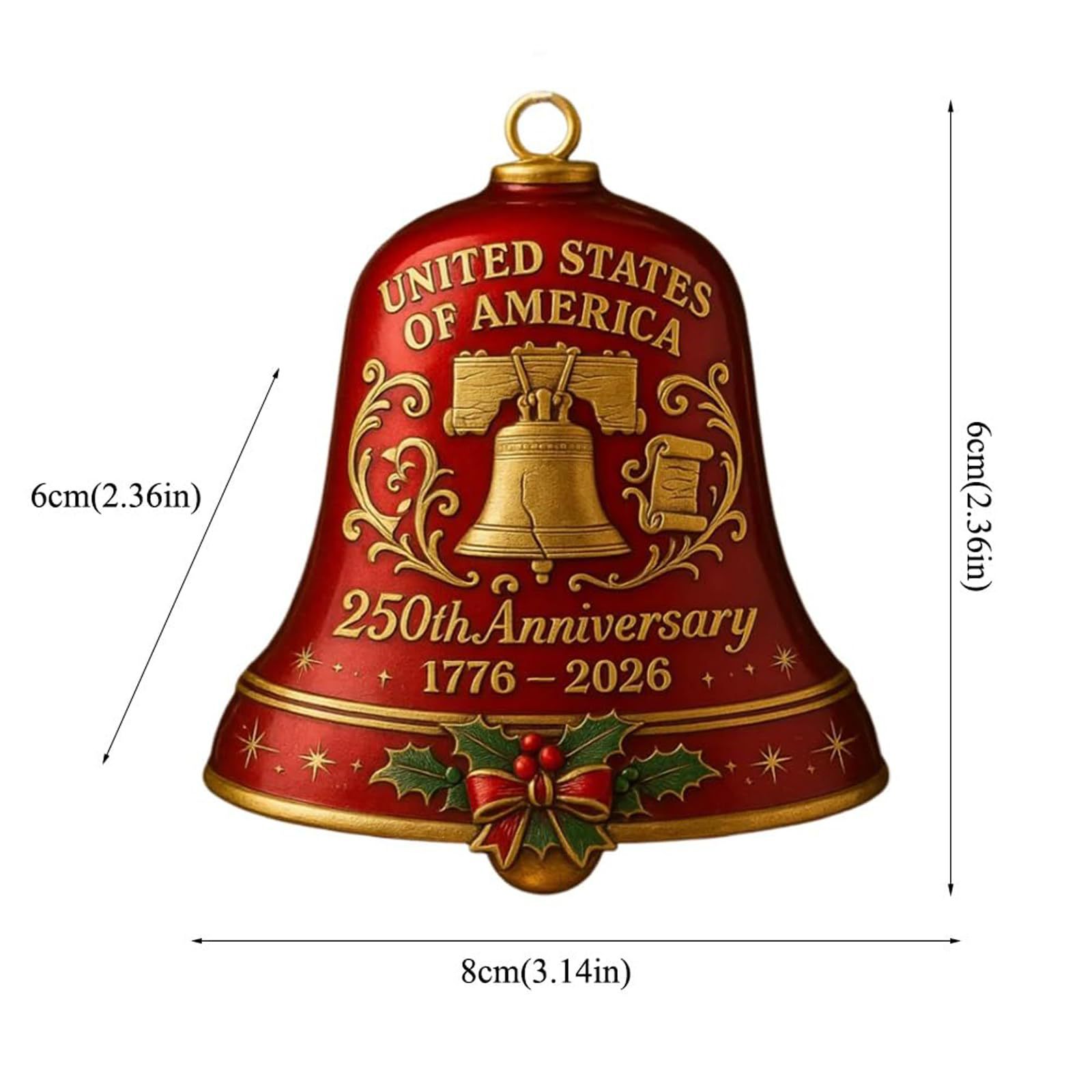 🔥Last Day Promotion 50% OFF🔥United States 250th Anniversary Bell Ornament