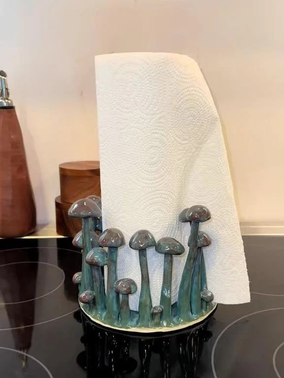 (Only 20 Left! 🔥) Enchanted Grove Mushroom Paper Towel Holder