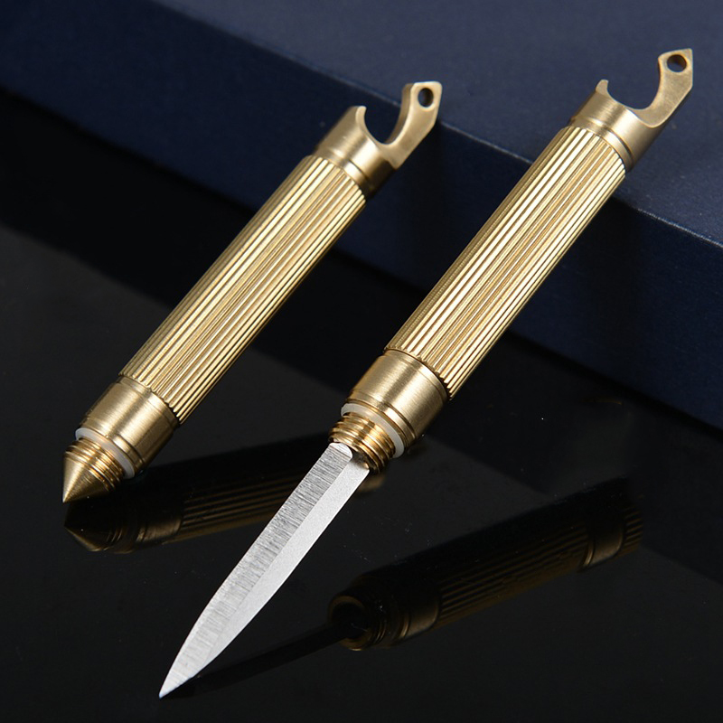 (🔥Last Day Promotion- SAVE 48% OFF)Multifunctional Brass Outdoor Knife--buy 2 get 1 free NOW（3pcs）