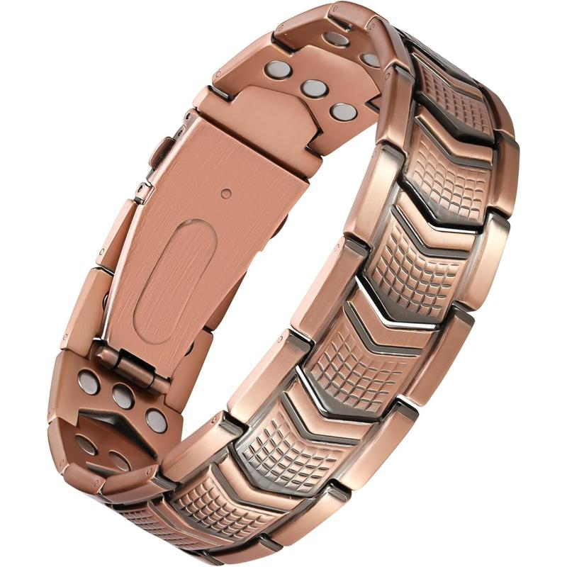 100% Handmade Cuban Copper Bracelet For Man(𝐒𝐦𝐢𝐭𝐡 𝐇𝐚𝐧𝐝𝐦𝐚𝐝𝐞®)
