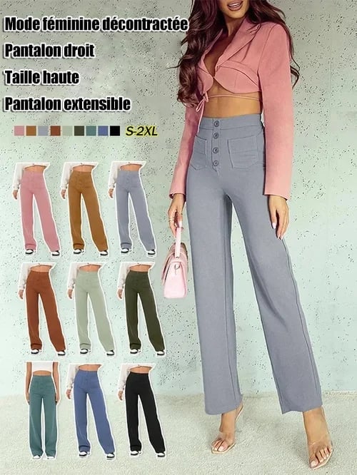 🔥Dernier jour 70% DE RÉDUCTION 🔥- Pantalon très élastique avec plusieurs poches