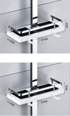 🔥Last Day Promotion 49% OFF🔥 Shower rod storage shelf