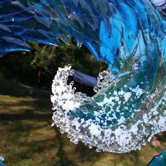 (Last Day Promotion - 50% OFF) Ocean Wave Fused Sculpture, BUY 2 FREE SHIPPING