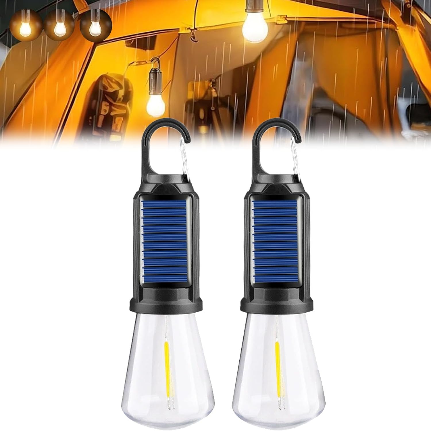 Letzter Aktionstag!🔥Vintage Solar-Campinglampe