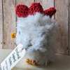 🐓Emotional Support Crochet Chicken Gift