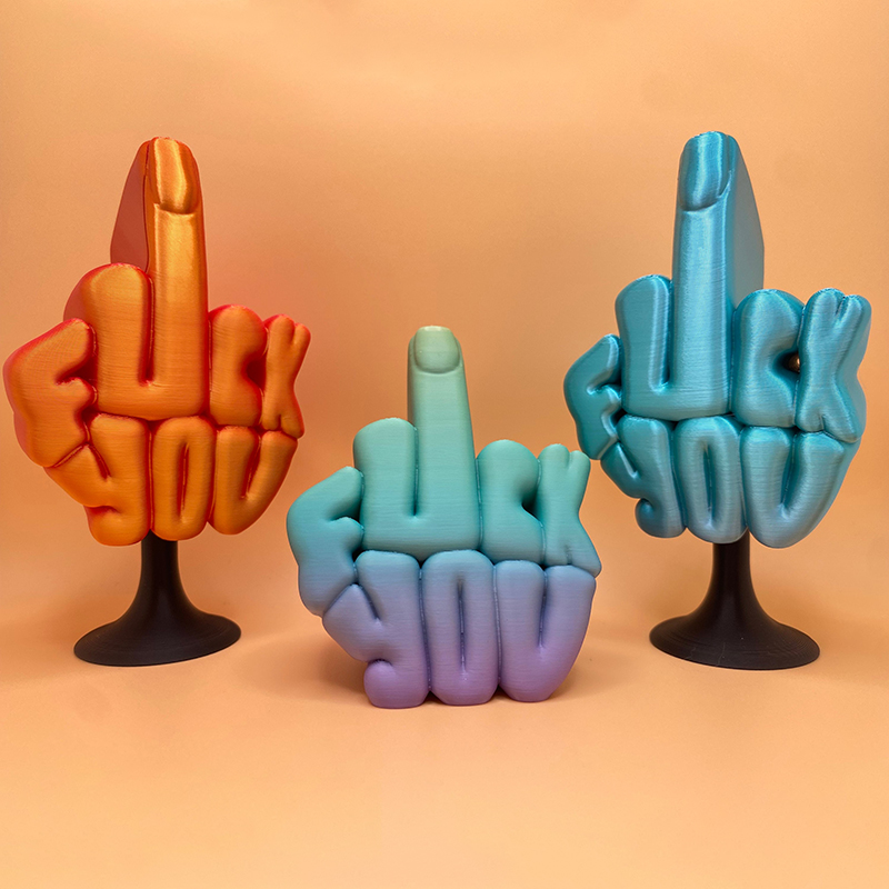 F**k You Middle Finger Desk Decor