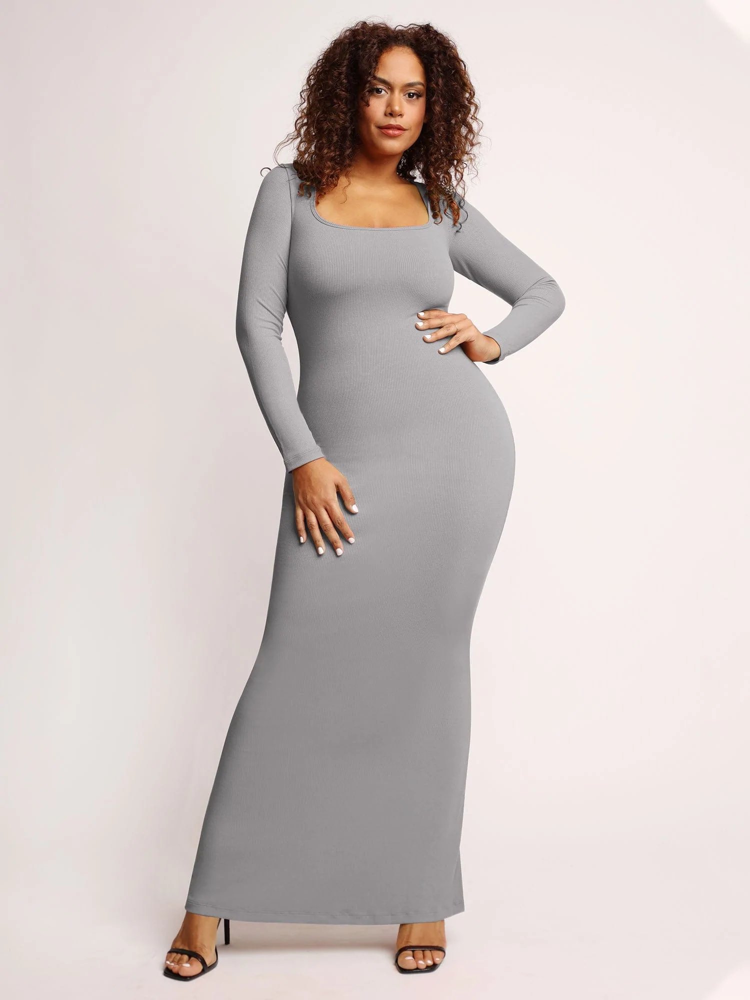 Built-in Shapewear Modal Soft Lounge Dresses