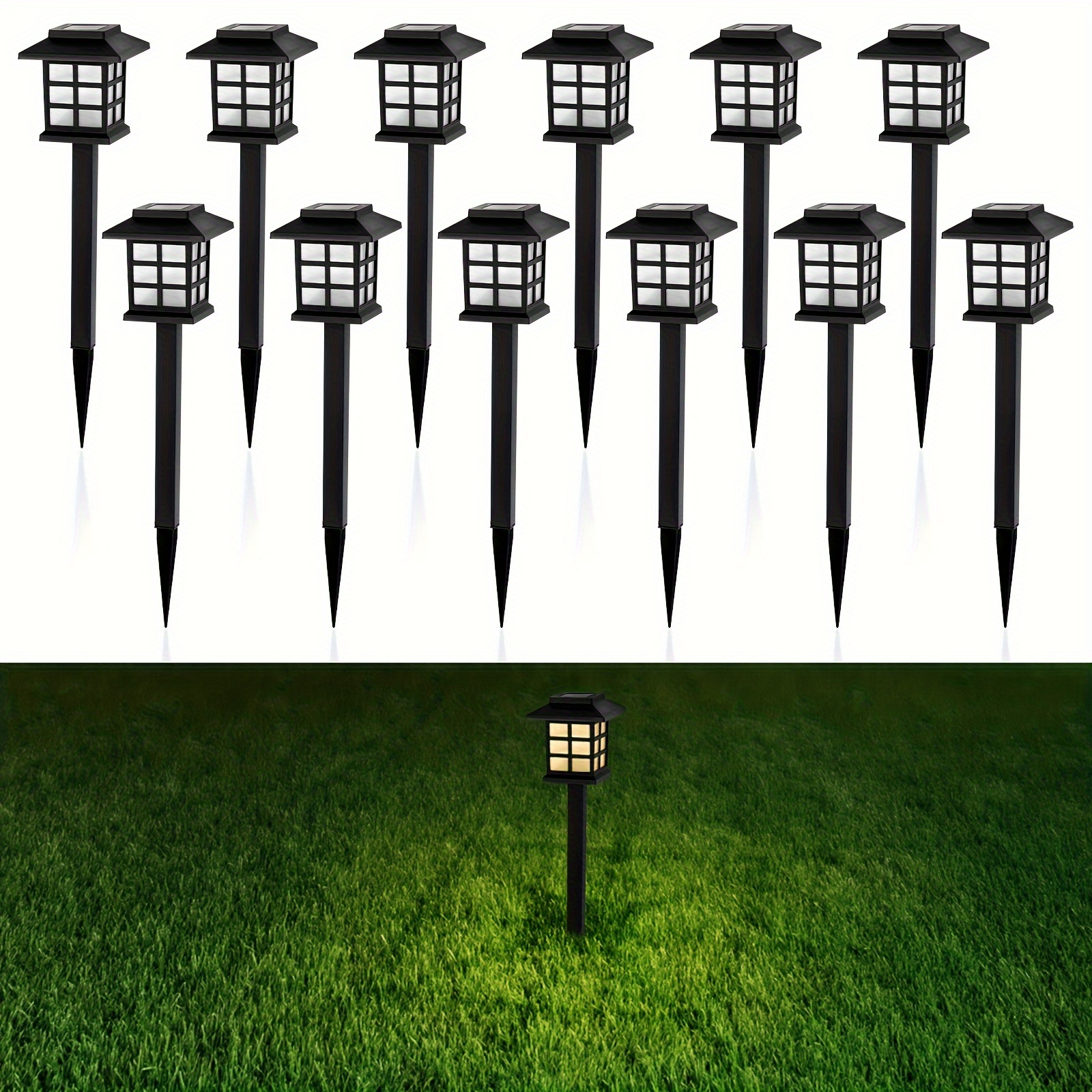 🔥Last Day Promotion - 70% OFF🎁LED Solar Outdoor Lights, Waterproof Pathway Lighting for Garden