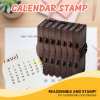 🔥Last Day Promotion 50% OFF🔥TimeBlocks Connected Calendar Stamp – A Timeless Desk Essential
