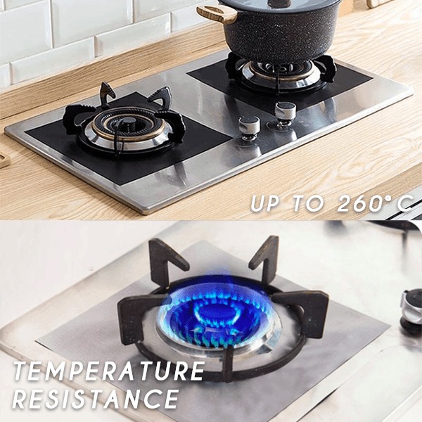 (NEW YEAR PROMOTION - SAVE 50% OFF) Easy-Wipe Stove Protector(4 pcs) - Buy 3 Get Extra 20% OFF