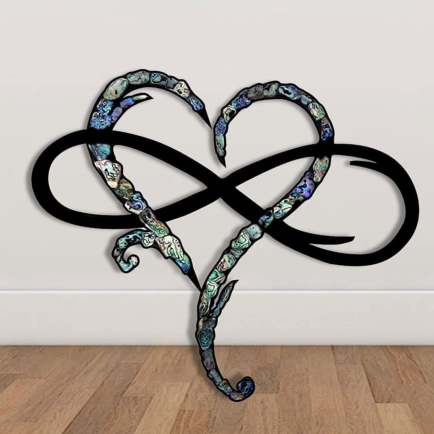 🔥LAST DAY  49% OFF 🔥 Infinity heart - Steel wall decor Metal Wall art