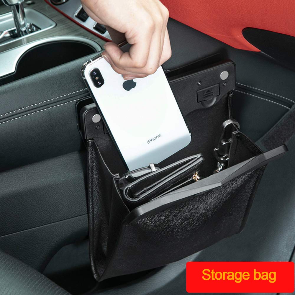 ⏰LAST DAY SALE 50% OFF💥Smart LED Waterproof Car Leather Trash Can