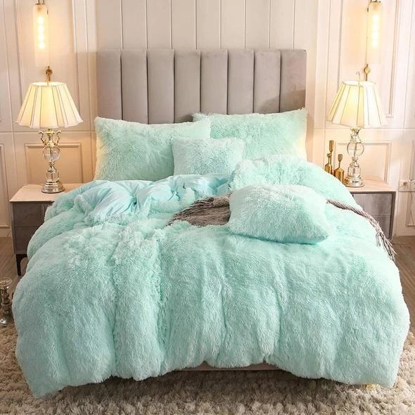 (🎅EARLY XMAS SALE - Buy 2 Get Extra 10% OFF)Fluffy Blanket With Pillow Cover