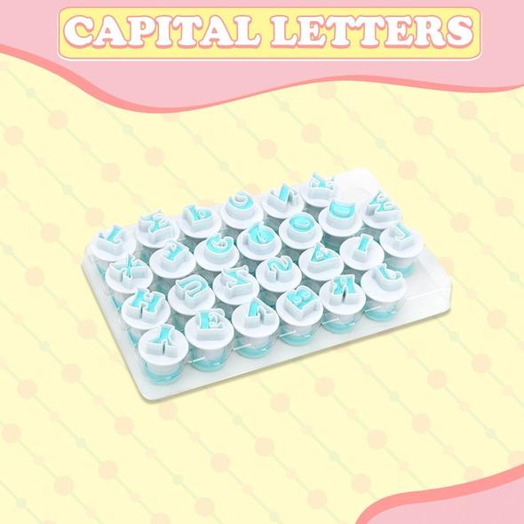 (Woman's Day Sale-Save 50% OFF) Alphabet Fondant Plunger Cutter