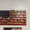 【Buy 2 Free Shipping】Challenge Coin Display Rack Holder - Rustic American Flag