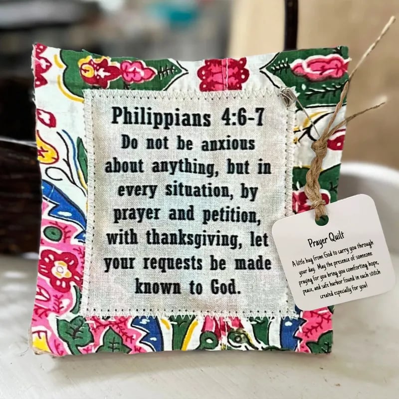 🙏❤️ Mini Scripture Quilts With Cross Inside