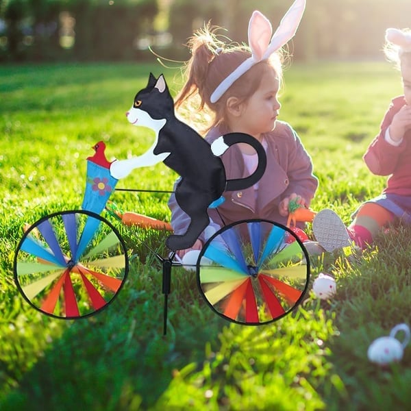 🎉LAST DAY -70%OFF - 🔥HANDCRAFT CAT BICYCLE WIND SPINNER⚡Buy 2 Get Free Shipping