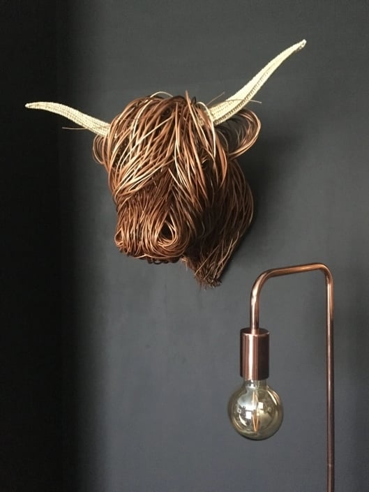 Woven Willow Highland Cow-💖Father's Day Sale💖